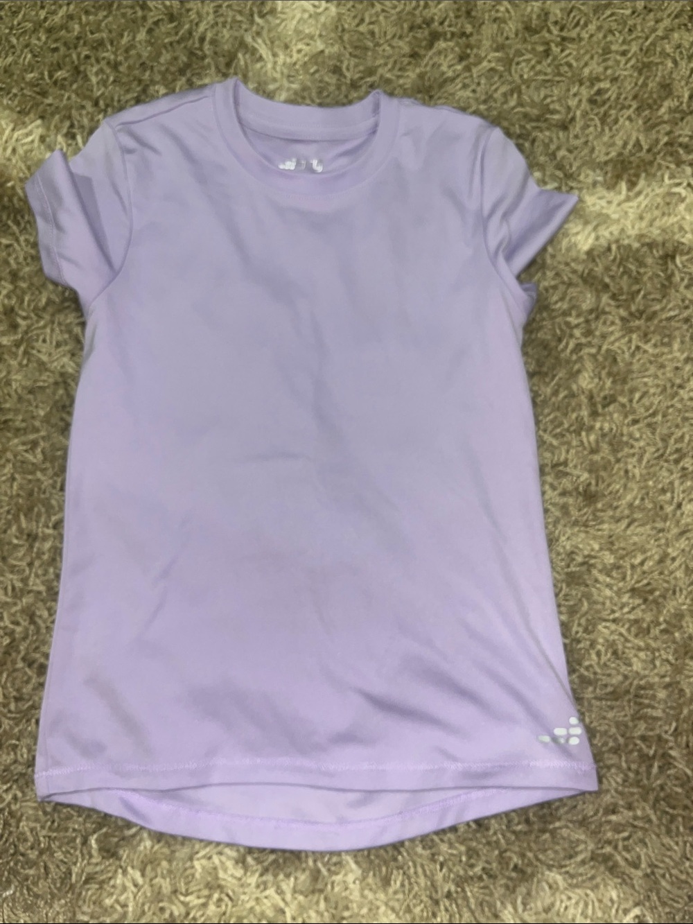 bcg Lavender Short Sleeve Active Tee